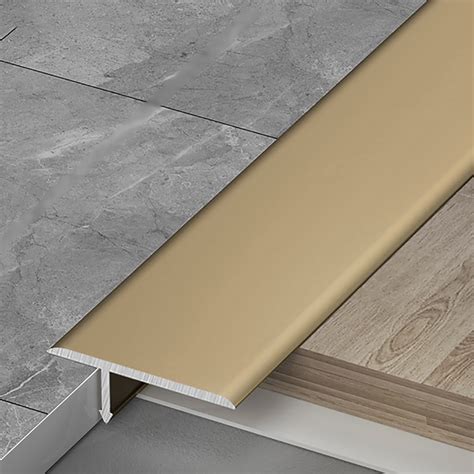 Amazon.com: ETULLE Gold Transition Strip/Tile to Wood Threshold Bar, T ...