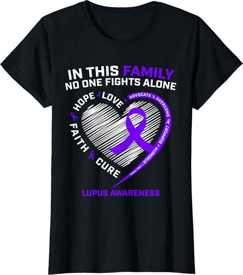 Lupus Shirts Women Men Kids Mom Dad Gifts Lupus Awareness T-Shirt ...