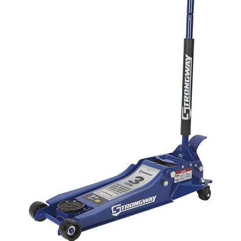 Strongway Long-Reach Low-Profile Professional Service Floor Jack, 3-Ton ...