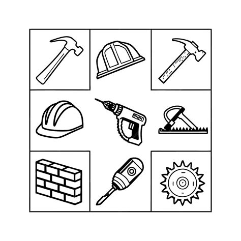 Construction tools icons | Premium Vector
