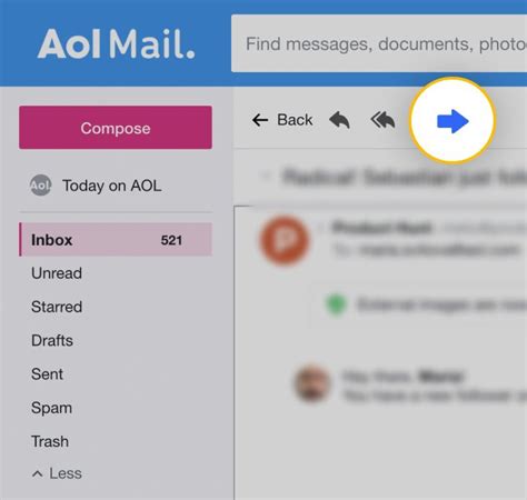 Image result for AOL Email Example