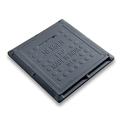 NEXGEN Fiber Reinforced Polymer (FRP) 2.5 Tons Capacity Manhole Cover ...