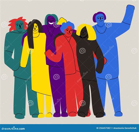 5 People Standing Together 的图像结果