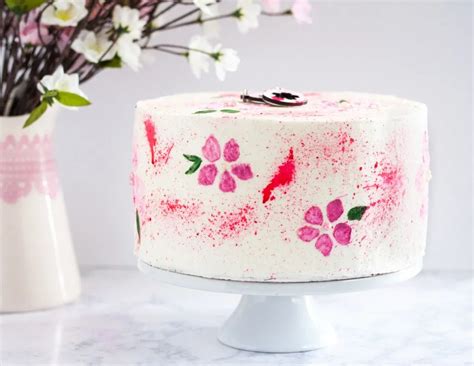 Cherry Blossom Cake Tutorial 的图像结果