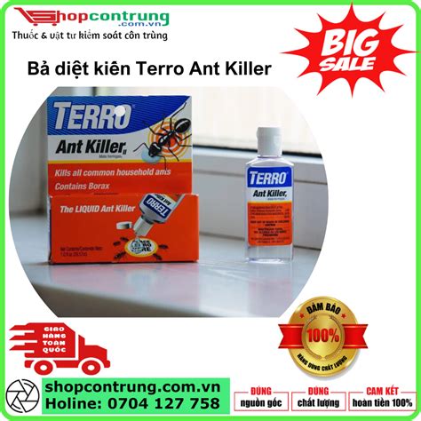 Bả diệt kiến Terro Ant Killer - thuốc trừ kiến sinh học tốt nhất của Mỹ