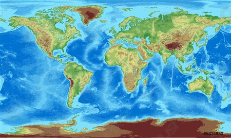 World Topographic Map 的图像结果