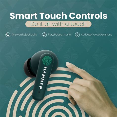 Buy Hammer Airflow Plus TWS Earbuds | 13mm driver TWS