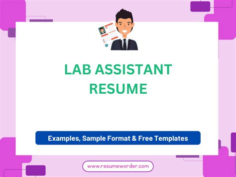 Image result for Lab Assistant Resume