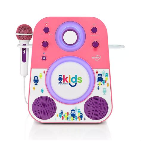 Singing Machine LED Glowing Sing-Along Speaker