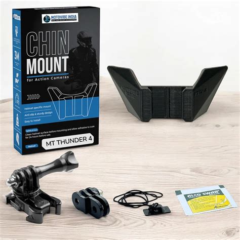 MT Thunder 4 SV Chin Mount for GoPro & Insta360 | Moto Vibe India ...