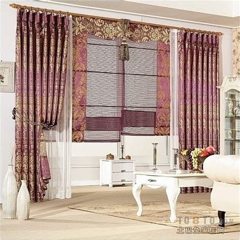 现代客厅家装窗帘效果图 – 设计本装修效果图