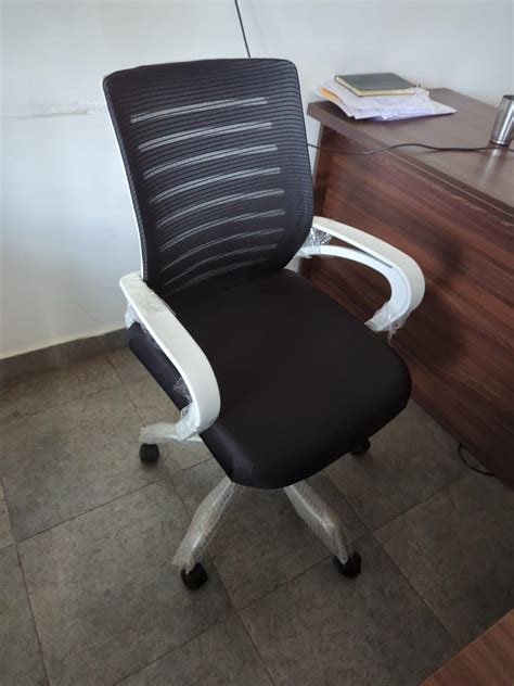 CELLBELL C104 Medium-Back Leatherette Office Chair[Brown] : Amazon.in ...