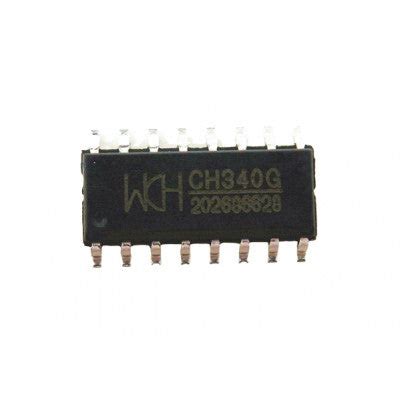 CH340G (SMD SOP-16 Package) USB to Serial TTL Converter IC – TNT e-Comp