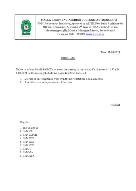 Consultancy - not applicable - (UGC Autonomous Institution, Approved by ...