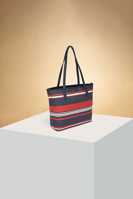 Multi-coloured Striped Casual PU Women Tote bags - Selling Fast at ...