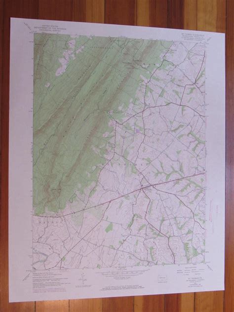 Saint Thomas Pennsylvania 1969 Original Vintage USGS Topo Map | eBay