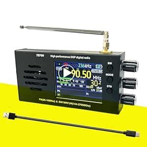 TEF6686 Portable Shortwave Radio Receiver LW/MW/SW/FM/AM/HF Full Band ...