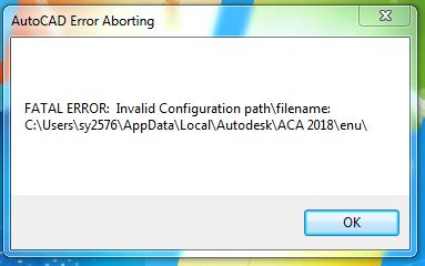 Image result for Fatal Error Invalid Configuration Path