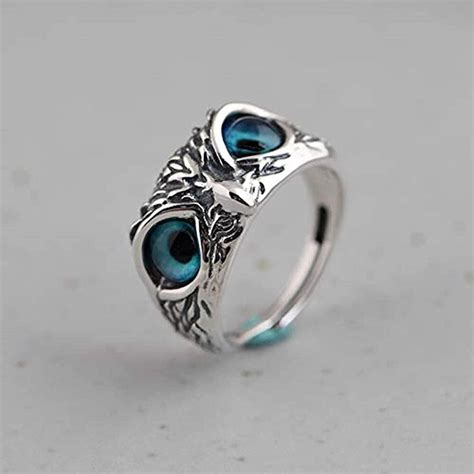 Silver Plated Owl Ring For Good Luck – UtilityMall