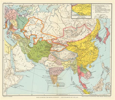 Ming Dynasty Map READ: China Under Ming And Qing Rule (article) | Khan