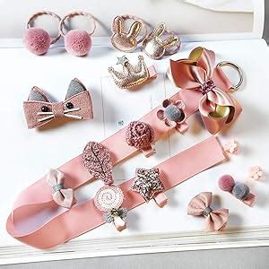 OM KRAFT SALEs Cute Hair Bows Baby Elastic Hair Ties Hair Accessories ...