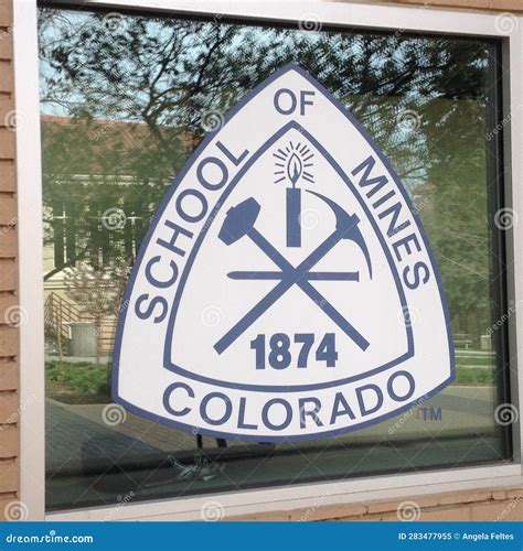 Colorado School of Mines on Campus Window Editorial Image - Image of ...