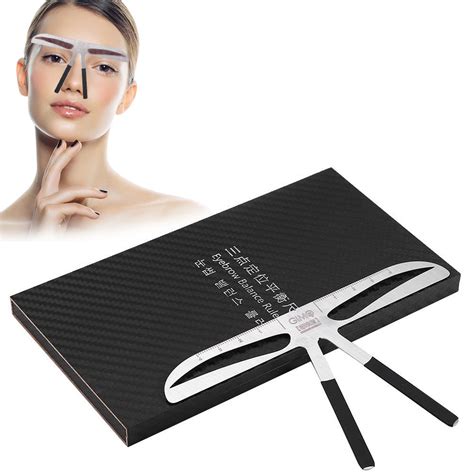 Eyebrow Ruler, Permanent Tattoo Eyebrow Measure Balance Extension Three ...