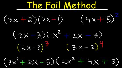 Image result for FOIL Method for Polynomials