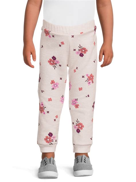 Garanimals Toddler Girl Print Fleece Joggers, Sizes 2T-5T - Walmart.com