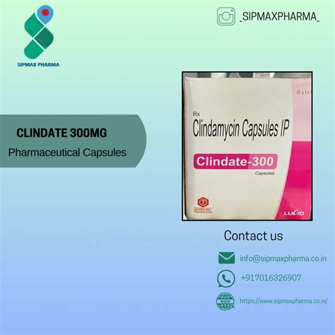 Pharmaceutical Capsules - Clindamycin 300mg Antifungal Capsules ...