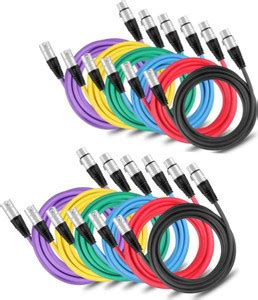 MORTAS Male Plug to Female Jack Microphone Cable (Multicolor) to ...