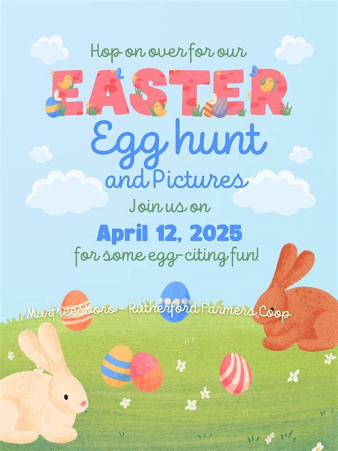 Easter Bunny Pictures & Egg Hunt at the Co-op | 985 Middle Tennessee ...
