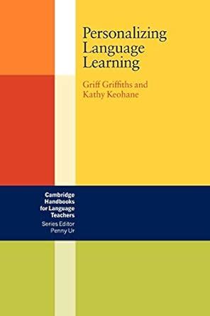 Buy PERSONALISING LANGUAGE LEARNING. Book Online at Low Prices in India ...