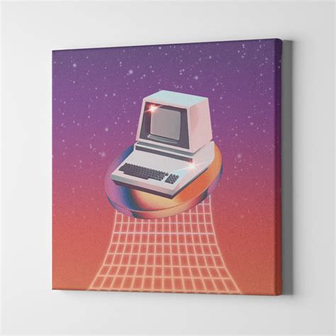 Retro Computer Canvas Print – The STATIC Store
