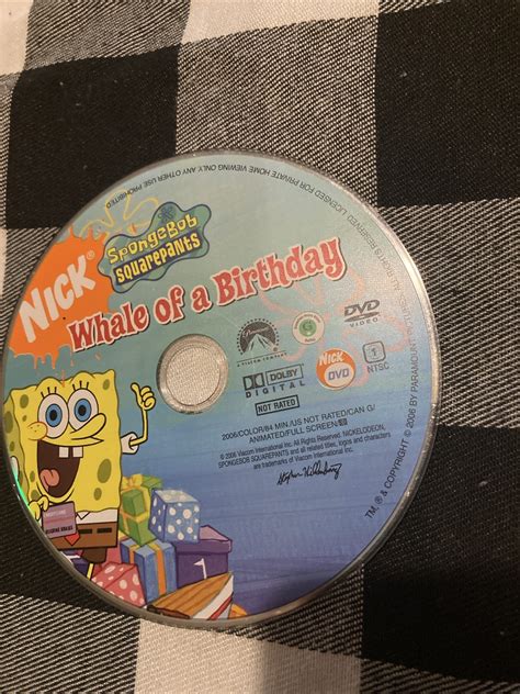 Spongebob Squarepants - Whale of a Birthday (DVD, 2006) 97368771147| eBay