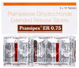 Pramipex 0.75 MG Er | Order Pramipex 0.75 MG Tablet Er Online at Truemeds