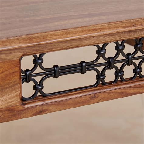 Buy Kian Sheesham Wood 4-Seater Dining Table - Brown from Home Centre ...