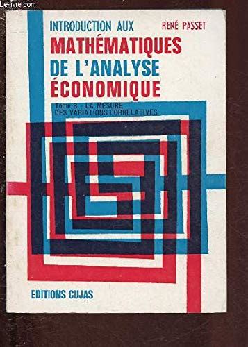 Amazon.in: Buy Introduction aux mathematiques de l'analyse economique ...