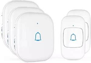 himster Wireless Doorbell for Modern Home Door Chime 2 Transmitters & 3 ...