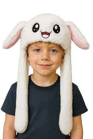 Buy Krystle Fun & Cozy Bunny Hat for Kids – Soft Plush with Playful ...