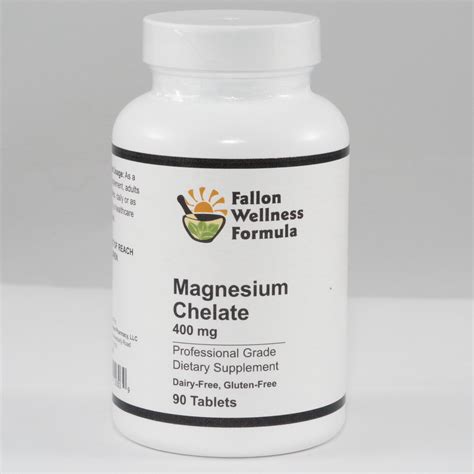 Magnesium Chelate 400 mg | Fallon Wellness