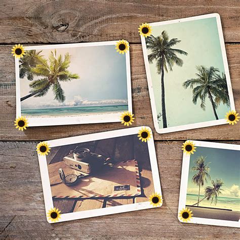 Buy Vuzvuv 30 Pcs Sunflower Push Pins Flower Tacks Decorative Sunflower ...