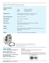 Model 3110 Series of Portable Oxygen Analyzers - Teledyne Analytical ...
