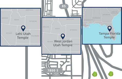 See Lehi Utah, West Jordan Utah and Tampa Florida temples sites ...