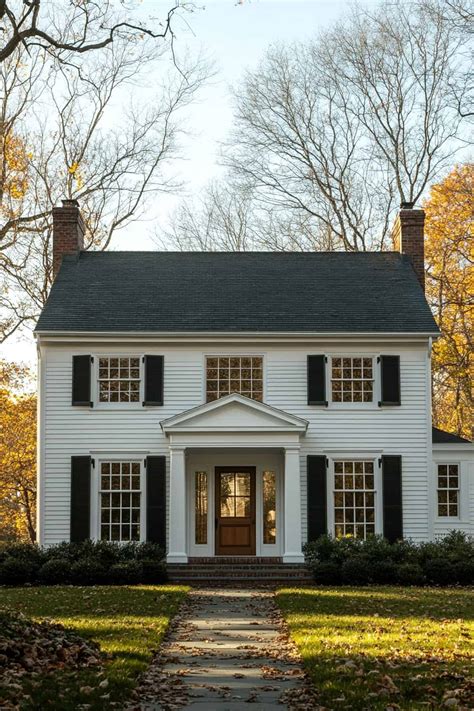 69 Colonial House Exteriors That Stand the Test of Time