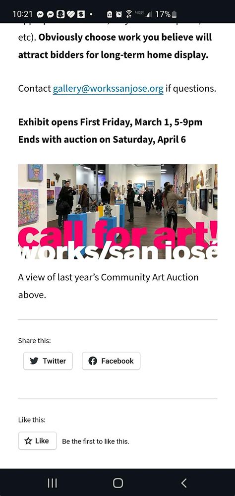 Www.workssanjose.org/ silent auction 2024 [ paintings by. ANDRE PACE ...