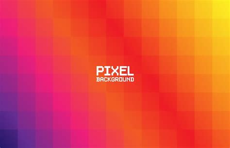Colorful gradient pixel pattern background | Premium Vector