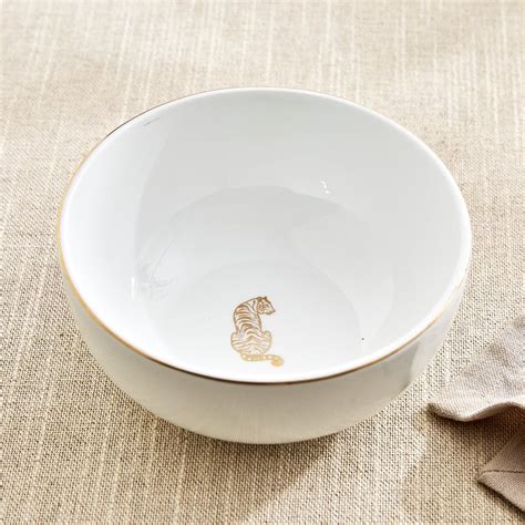 Buy Monara Tiger Bone China Printed Cereal Bowl - 600ml from Home ...