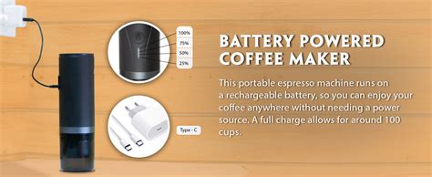 COFFEEZA Finero Mini Portable Espresso Machine - Travel Espresso Maker ...