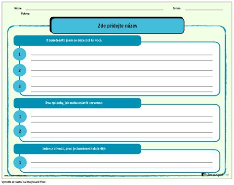 Juneteenth 3-2-1 Write-Up Worksheet Storyboard